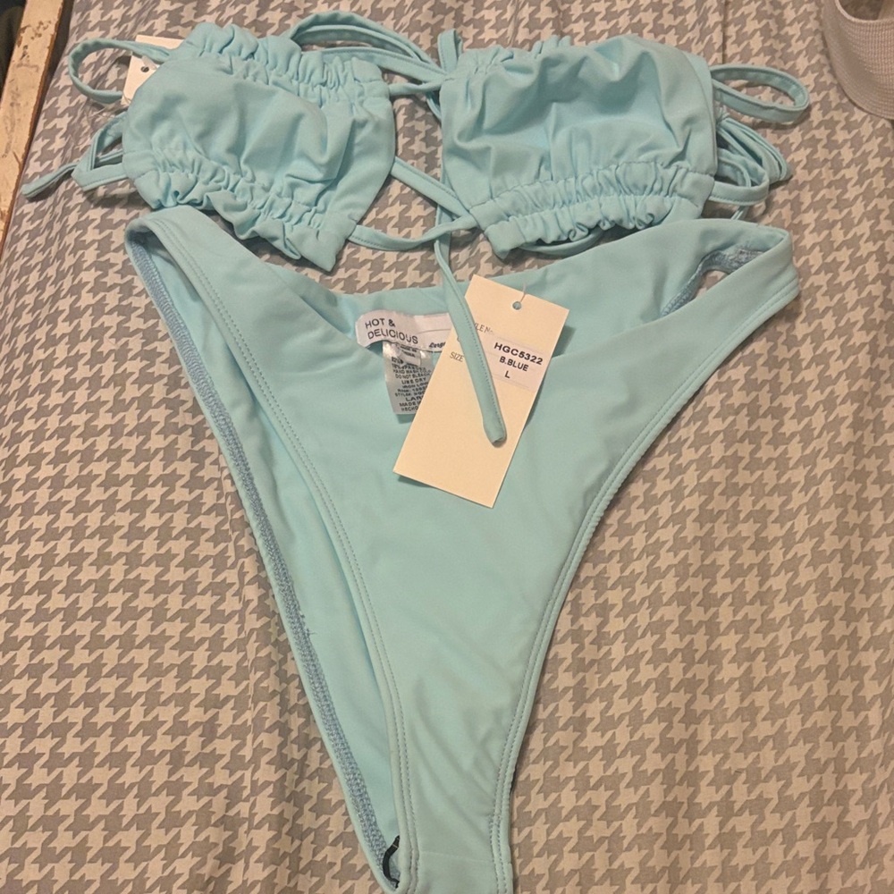 Baby Blue Bathing Suit